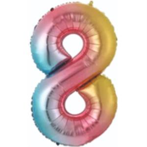40'' FOLYO BALON RAKAM -8- GÖKKUŞAĞI