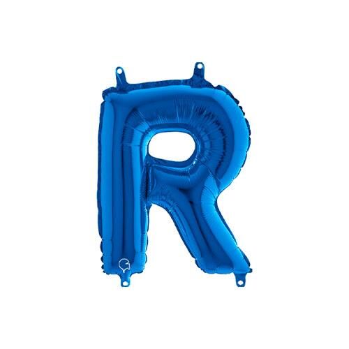 Harf Folyo Balon R Mavi 35 Cm (Grabo)