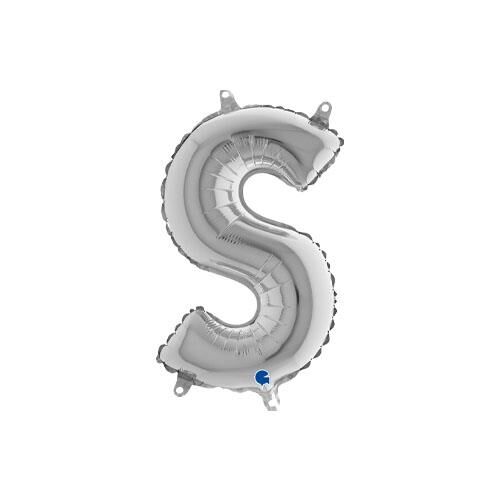 Harf Folyo Balon S Gümüş 35 Cm (Grabo)