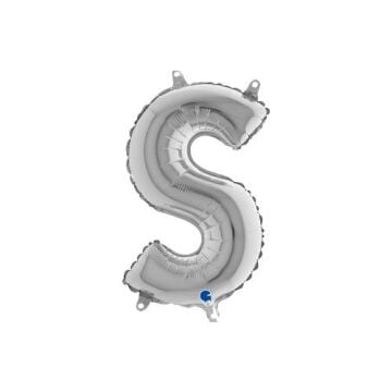 Harf Folyo Balon S Gümüş 35 Cm (Grabo)