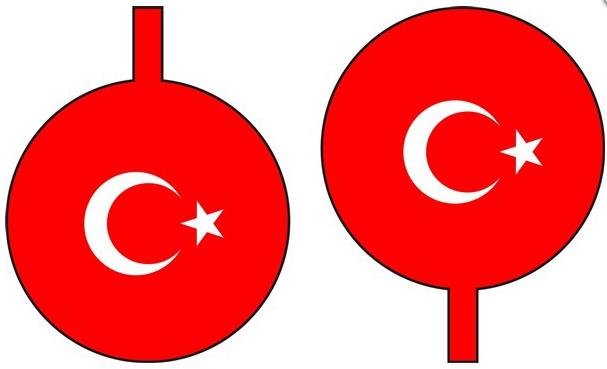 45'' AY YILDIZ SÜSLEME BALONU (TERS)