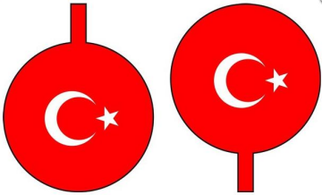 45'' AY YILDIZ SÜSLEME BALONU (TERS)