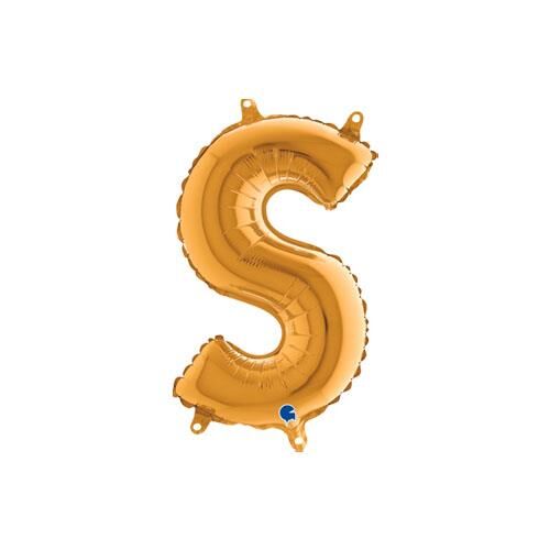 Harf Folyo Balon S Gold 35 Cm (Grabo)