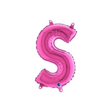 Harf Folyo Balon S Pembe 35 Cm (Grabo)