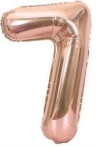 40'' FOLYO BALON RAKAM -7- ROSEGOLD