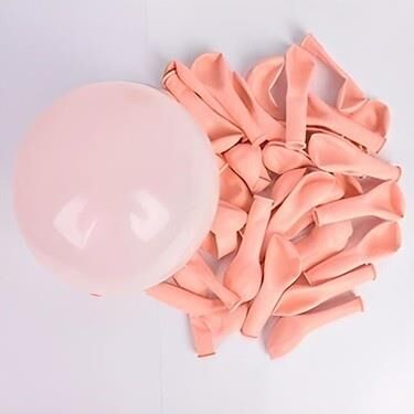 6'' MACARON PEMBE (100 ADET)