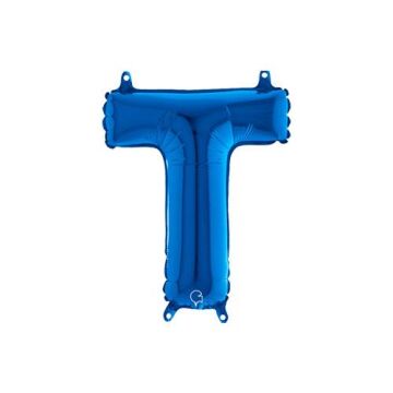 Harf Folyo Balon T Mavi 35 Cm (Grabo)