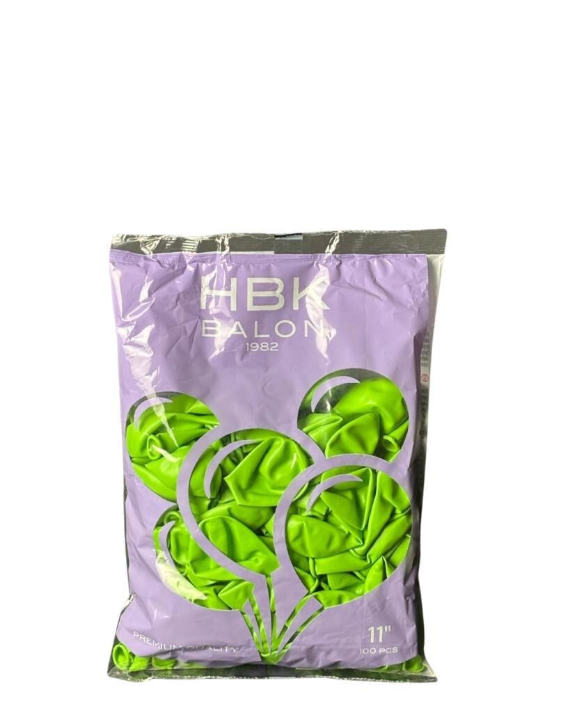 11'' AÇIK YEŞİL BASKI DEKO İÇ MEKAN (H.G.)