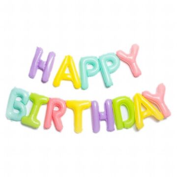 14'' FOLYO HAPPY BIRTHDAY SET PUANTİYELİ