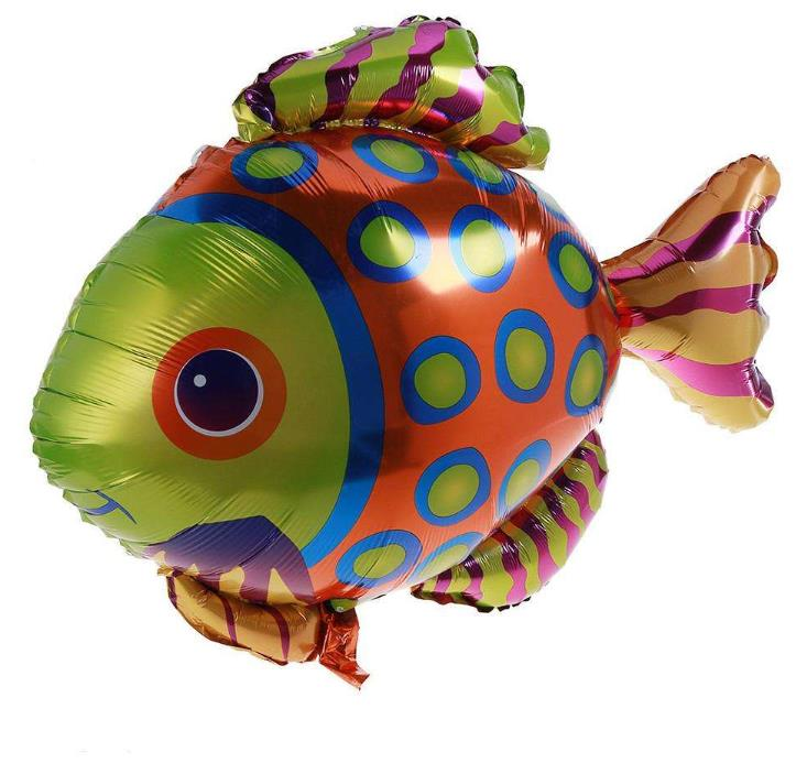 Renkli Balık Folyo Balon