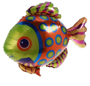Renkli Balık Folyo Balon