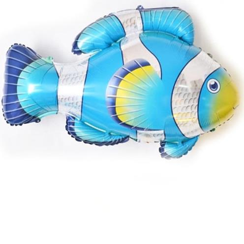 Mavi Balık Folyo Balon
