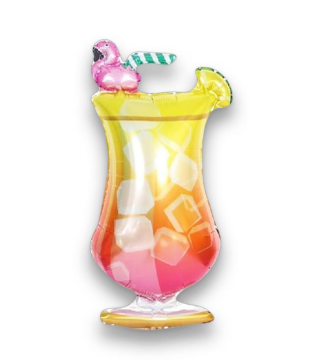 Kokteyl Bardağı Folyo Balon