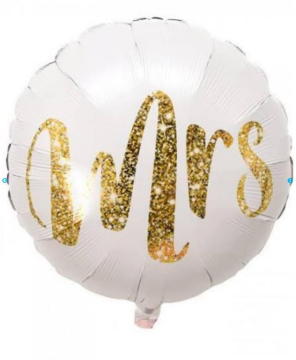 Yuvarlak Mrs. Folyo Balon 45 Cm 18 İnch