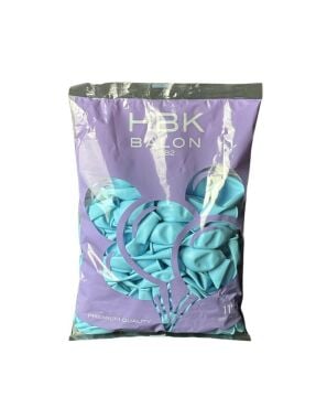 11'' MAKARON MAVİ BASKI DEKO İÇ MEKAN (H.G.)