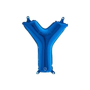 Harf Folyo Balon Y Mavi 35 Cm (Grabo)