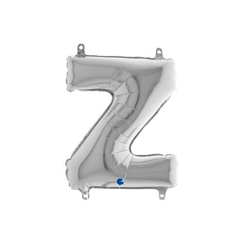 Harf Folyo Balon Z Gümüş 35 Cm (Grabo)