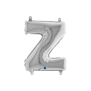 Harf Folyo Balon Z Gümüş 35 Cm (Grabo)