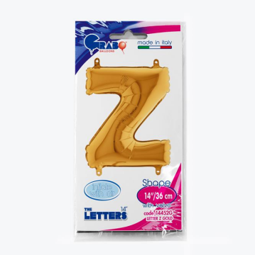 Harf Folyo Balon Z Gold 35 Cm (Grabo)