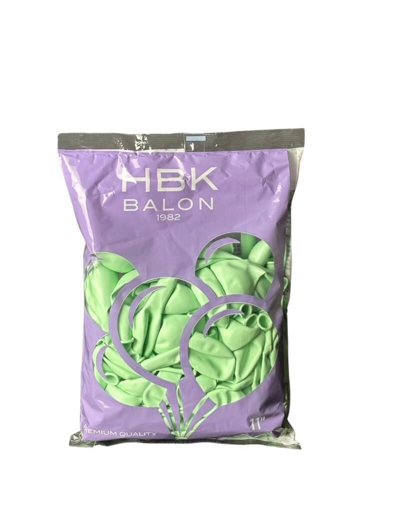 11'' MAKARON YEŞİL BASKI DEKO İÇ MEKAN (H.G.)