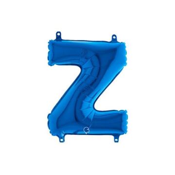 Harf Folyo Balon Z Mavi 35 Cm (Grabo)