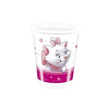 Marie Stars Lisanslı Plastik Bardak Bardak ( 8 Adet )