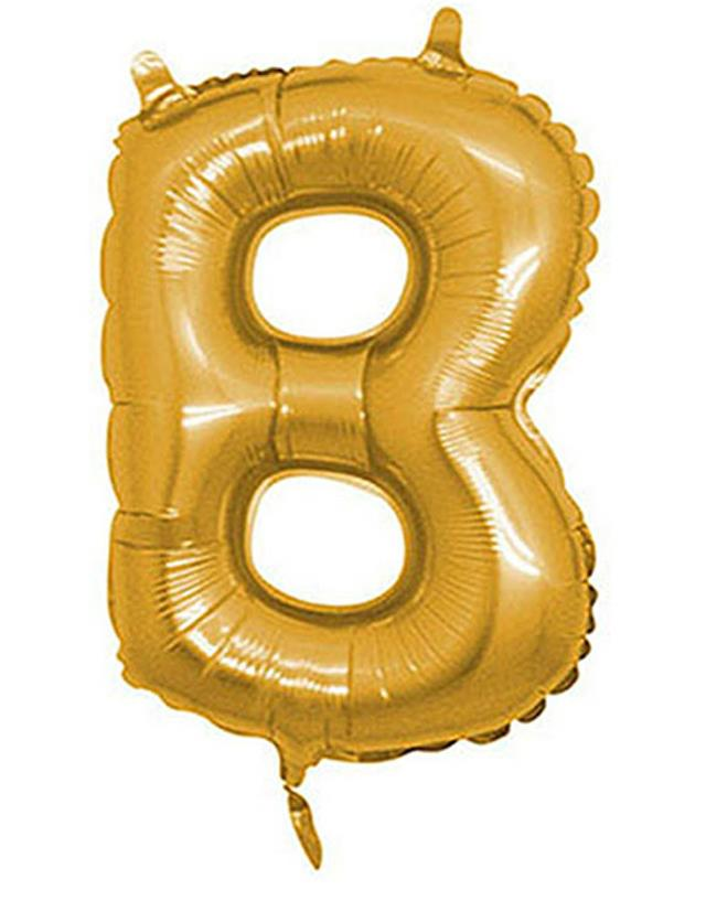 Harf Folyo Balon Harf B Gold 100 Cm (Rps)