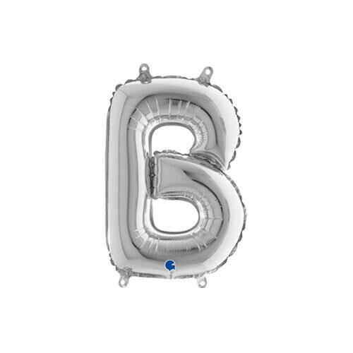 Harf Folyo Balon B Gümüş Grabo 35 Cm