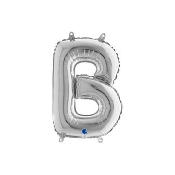 Harf Folyo Balon B Gümüş Grabo 35 Cm