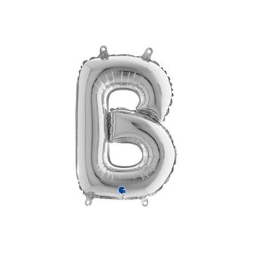 Harf Folyo Balon B Gümüş Grabo 35 Cm