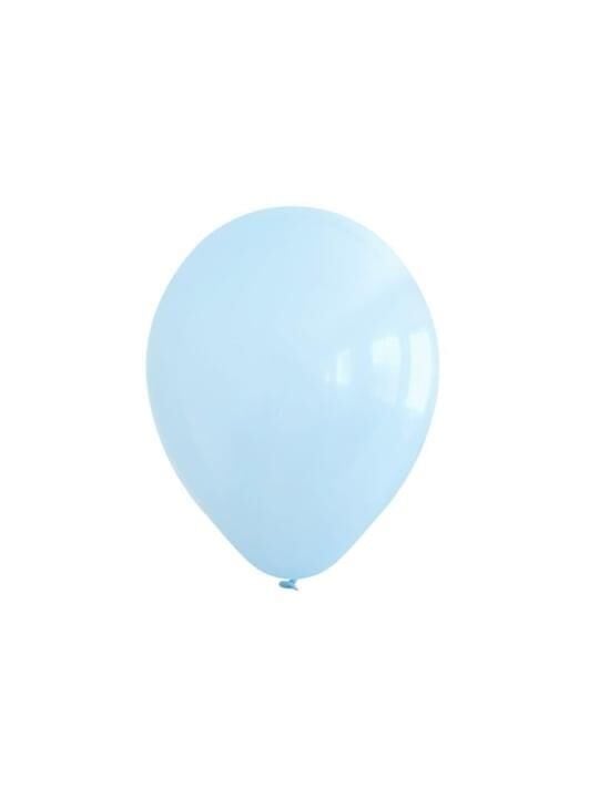 12''  MAKARON BEBEK MAVİ BALON