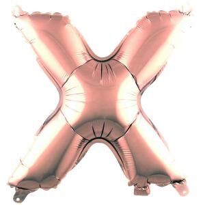 S/SHAPE FOLYO BALON -X- ROSE GOLD