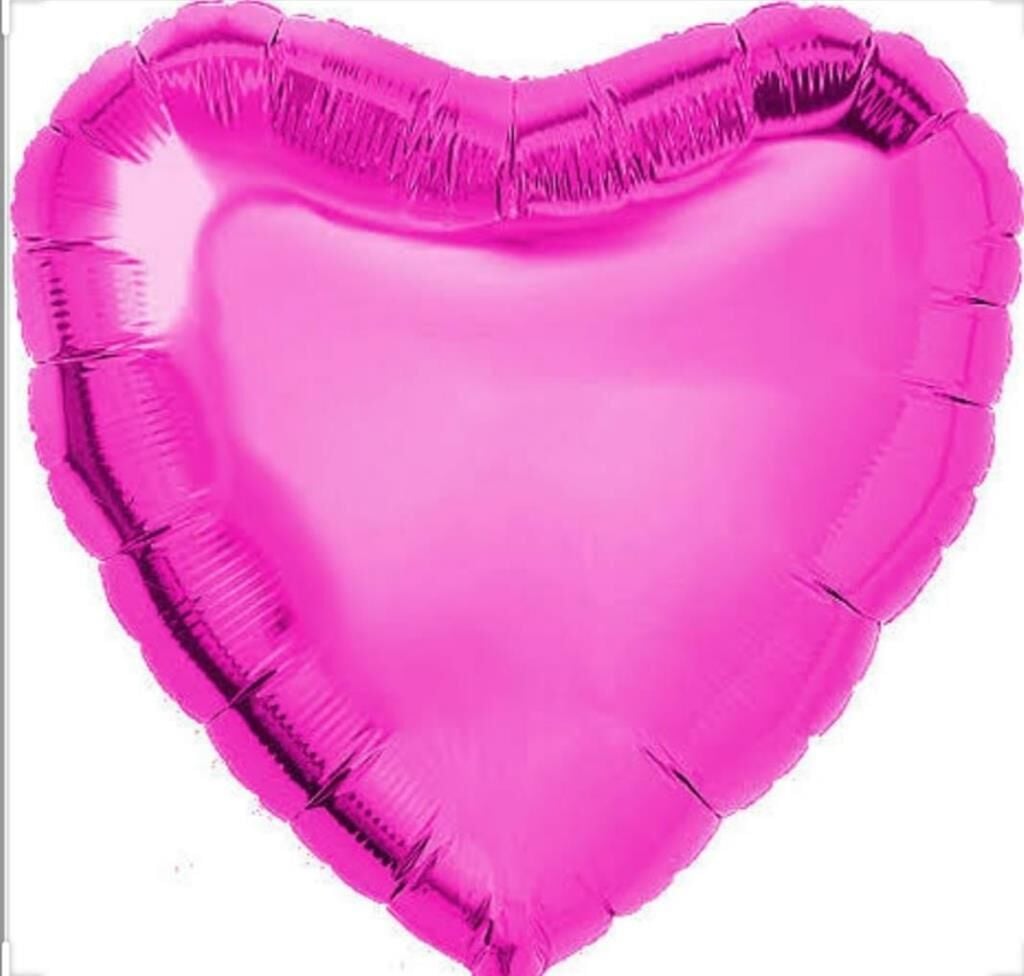 18'' KALP AÇIK PEMBE ( AÇIK FOLYO )