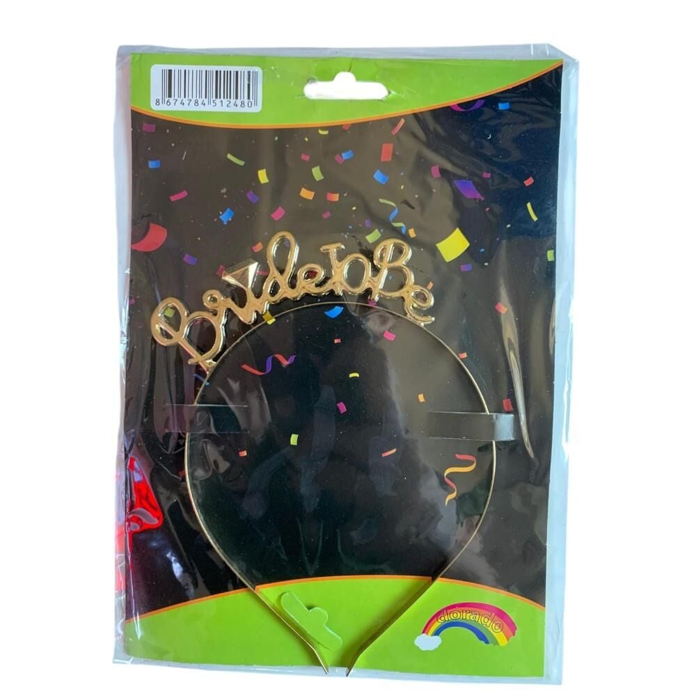 METAL TAÇ BRIDE TO BE GOLD