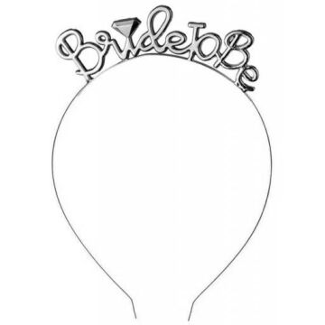 METAL TAÇ BRIDE TO BE GÜMÜŞ