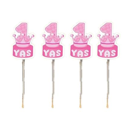 1 Yaş Pembe Pastalı Kürdan