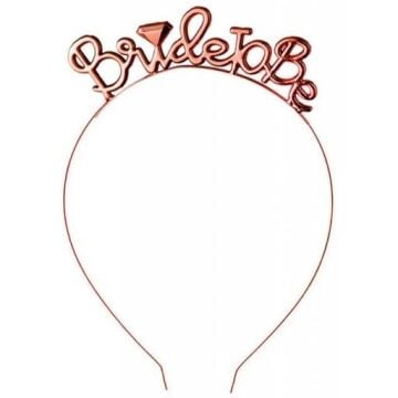METAL TAÇ BRIDE TO BE ROSE