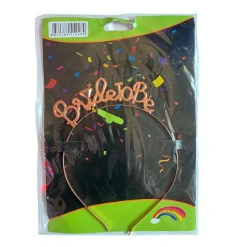 METAL TAÇ BRIDE TO BE ROSE