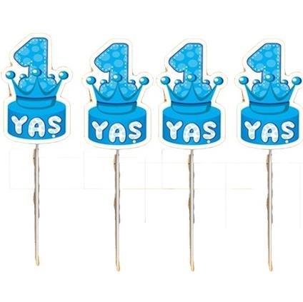 1 Yaş Mavi Pastalı Kürdan