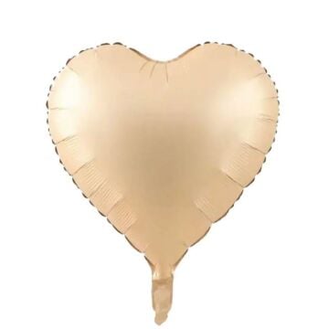 18'' KALP KARAMEL BALON ( AÇIK FOLYO )