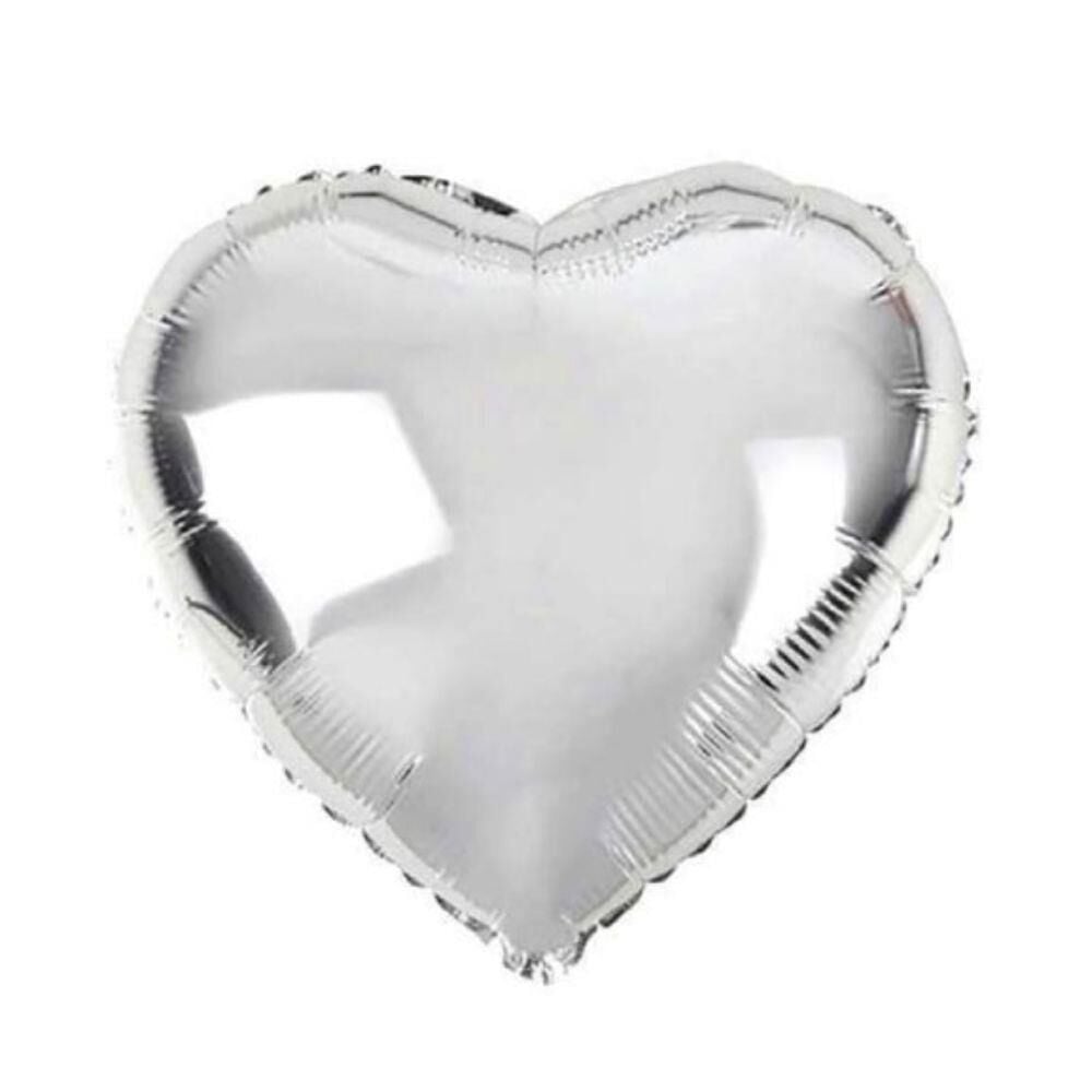 24'' KALP GÜMÜŞ BALON ( AÇIK FOLYO )
