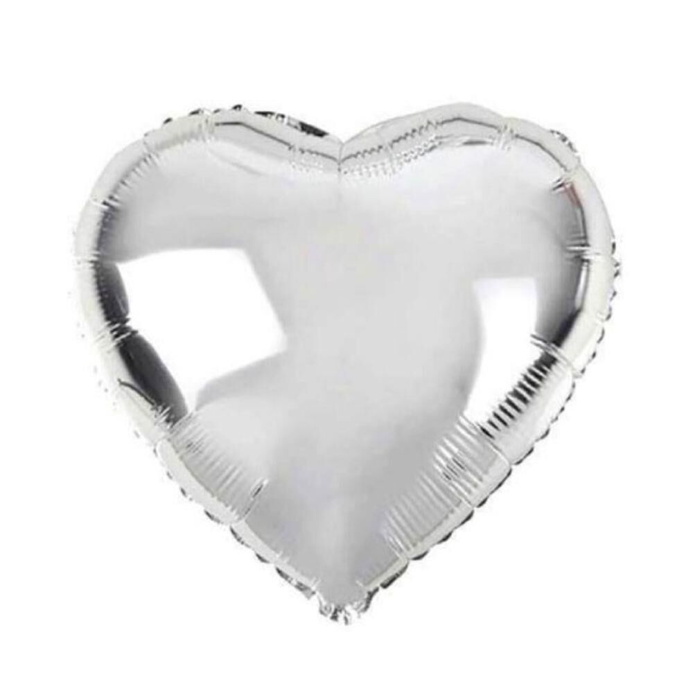 24'' KALP GÜMÜŞ BALON ( AÇIK FOLYO )