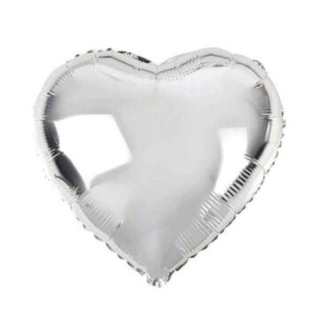 24'' KALP GÜMÜŞ BALON ( AÇIK FOLYO )