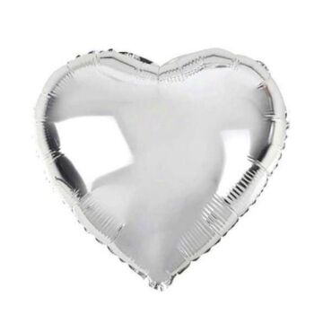24'' KALP GÜMÜŞ BALON ( AÇIK FOLYO )