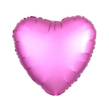 24'' KALP PEMBE BALON ( AÇIK FOLYO )