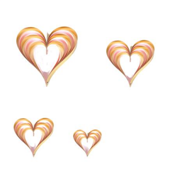 ÇITÇITLI KALP SARKIT SÜS 4 LÜ