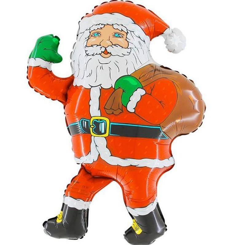 Noel Baba Folyo Balon Supershape