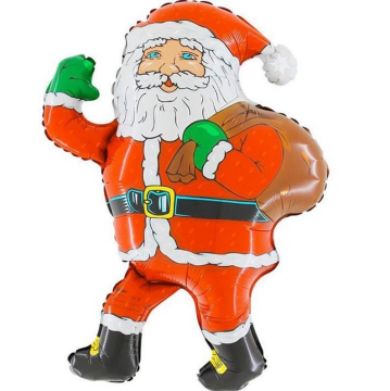 Noel Baba Folyo Balon Supershape