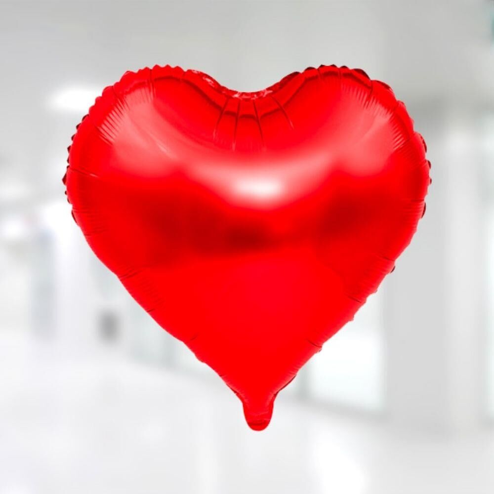 10'' KALP KIRMIZI BALON ( AÇIK FOLYO )