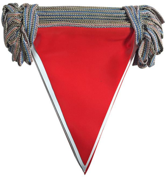 ÜÇGEN KIRLANGIÇ BAYRAK - KIRMIZI  BEYAZ